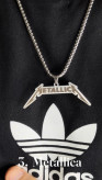 گردنبند متالیکا استیل رنگ ثابت | طرح Metallica